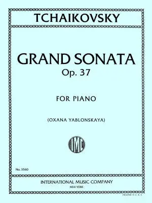 International Music Company - Grand Sonata, Op. 37 - Tchaikovsky - Piano - Book