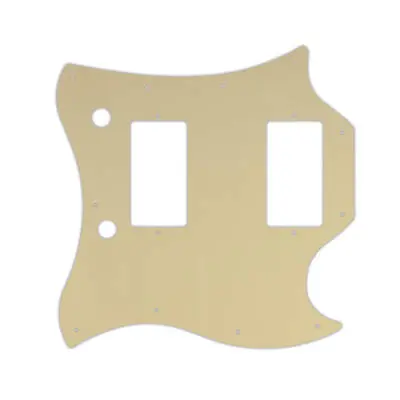 WD Music - Custom Pickguard for Gibson 2017-2018 Modern SG Standard - Cream/Black/Cream