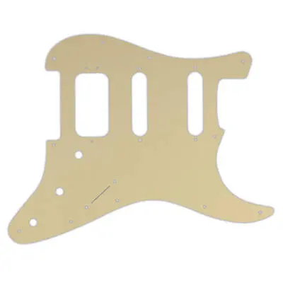 WD Music - Custom Pickguard for Fender American Deluxe Stratocaster - Cream