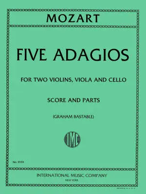 International Music Company - Five Adagios - Mozart - String Quartet