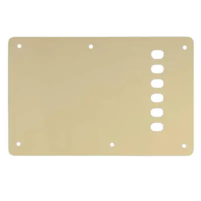 WD Music - Vintage Style Backplate for Fender Stratocaster - Cream/Black/Cream