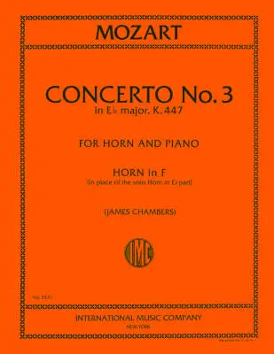 International Music Company - Concerto No. 3 in Eb Major, K.447 - Mozart - F Horn Part