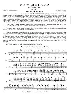 New Method, Part 2 - Simandl - Double Bass - Book