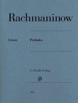 G. Henle Verlag - 24 Preludes - Rachmaninoff /Rahmer /Hamelin - Piano