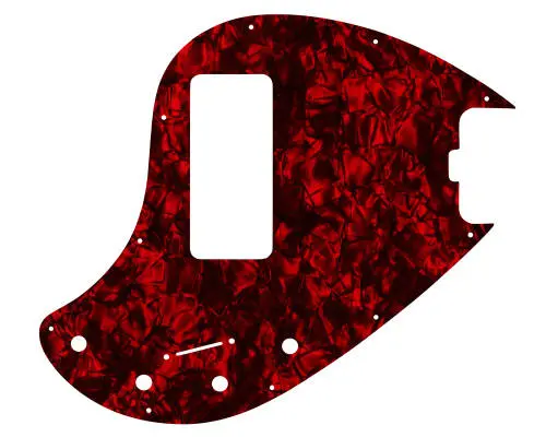 WD Music - Pickguard for Music Man 5 String StingRay Bass - Dark Red Pearl