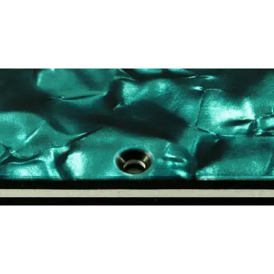 Custom Pickguard for Music Man 5 String StingRay 5-H Through Neck Bass - Aqua Pearl