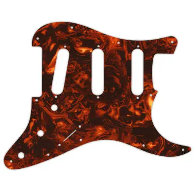 WD Music - Custom Pickguard for Fender Old Style 11 Hole or American Vintage 62 Reissue Stratocaster - Faux Tortoise