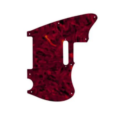 WD Music - Custom Pickguard for Squier by Fender 2020 Paranormal Offset Telecaster - Tortoise Shell Solid