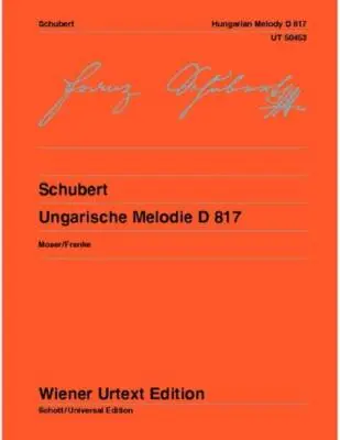 Wiener Urtext Edition - Ungarische Melodie, D.817 - Schubert - Piano - Sheet