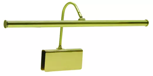 Grand Piano Lamp -19 inch LED Lamp, Polished Brass