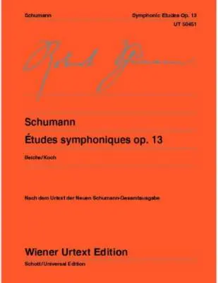 Wiener Urtext Edition - Etudes Symphoniques, Op. 13 - Schumann - Piano - Book