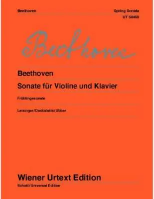 Wiener Urtext Edition - Sonata in F Major, Op.24 (Spring) - Beethoven - Violin/Piano - Book
