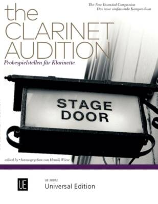 Universal Edition - The Clarinet Audition  - Wiese - Book