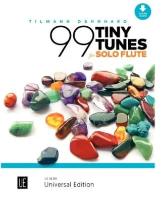 Universal Edition - 99 Tiny Tunes for Solo Flute - Dehnhard - Book/Audio Online