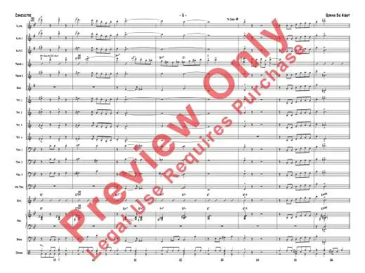 Gonna Be Aight - Zaremba - Jazz Esnemble - Gr. 2.5