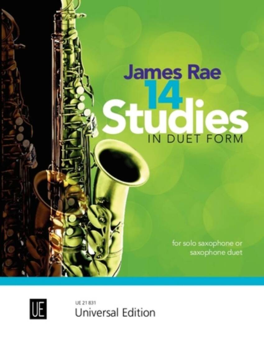 14 Studies in Duet Form - Rae - Saxophone Duet - Book
