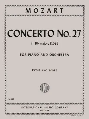 International Music Company - Concerto No. 27 in B Flat Major, K. 595 - Mozart - 2P4H - Book