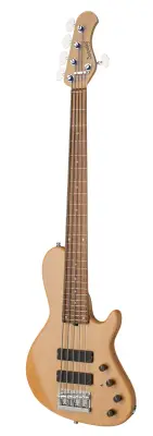 MetroLine 24-Fret Single Cut 5-String Bass, Morado Fingerboard - Natural