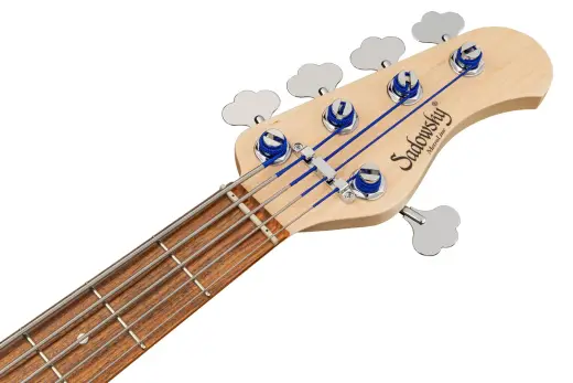 MetroLine 24-Fret Single Cut 5-String Bass, Morado Fingerboard - Natural