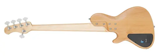 MetroLine 24-Fret Single Cut 5-String Bass, Morado Fingerboard - Natural