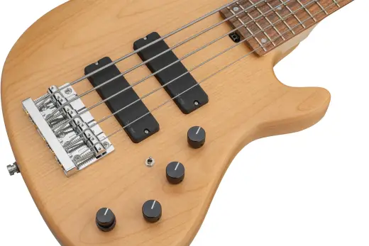 MetroLine 24-Fret Single Cut 5-String Bass, Morado Fingerboard - Natural