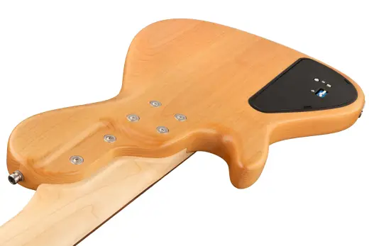 MetroLine 24-Fret Vintage Single Cut 5-String Bass, Morado Fingerboard - Natural