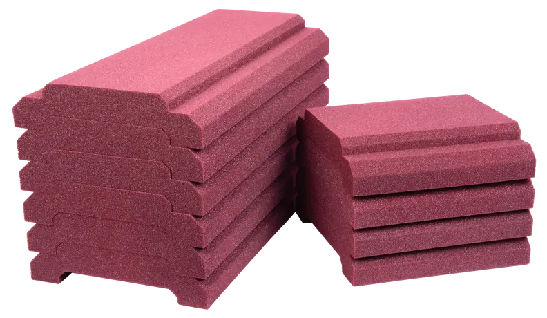 WaveCave Royale 3\'\' x 12\'\' x 24\'\' (6 Pack)  - Burgundy