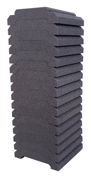 WaveCave Royale 3\'\' x 12\'\' x 12\'\' (16 Pack)  - Charcoal
