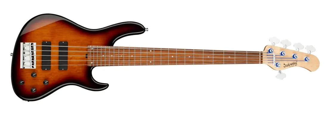 MetroLine 24-Fret Modern 5-String Bass, Morado Fingerboard - \'59 Burst