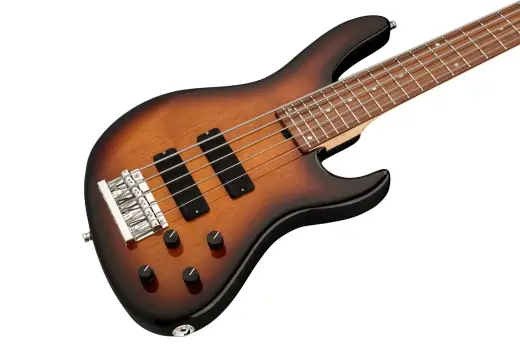MetroLine 24-Fret Modern 5-String Bass, Morado Fingerboard - \'59 Burst