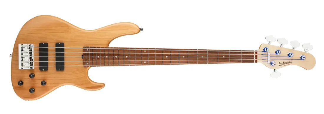 MetroLine 24-Fret Modern 5-String Bass, Morado Fingerboard - Natural