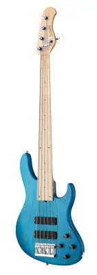 MetroLine 24-Fret Modern 5-String Bass, Maple Fingerboard - Ocean Blue
