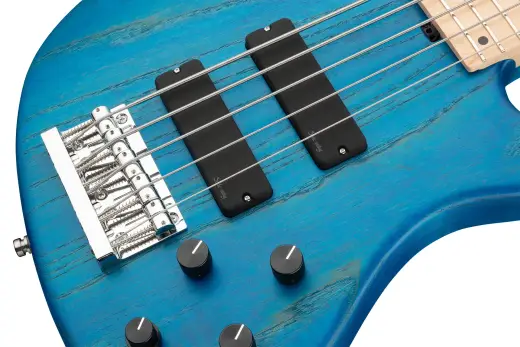 MetroLine 24-Fret Modern 5-String Bass, Maple Fingerboard - Ocean Blue