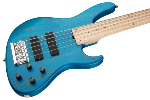 MetroLine 24-Fret Modern 5-String Bass, Maple Fingerboard - Ocean Blue