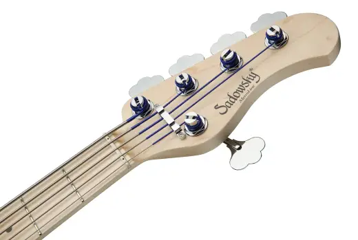 MetroLine 24-Fret Modern 5-String Bass, Maple Fingerboard - Burgundy Blackburst