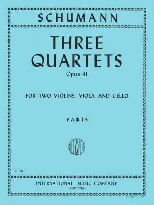 International Music Company - Three Quartets, Op. 41 - Schumann - String Quartet