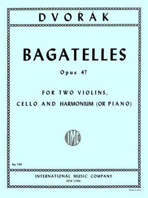 International Music Company - Bagatelles, Op. 47 - Dvorak - Piano Quartet
