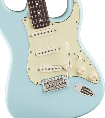 Limited Edition American Professional Classic Stratocaster featuring the Fender Silent System - Daphne Blue
