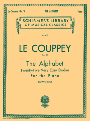 G. Schirmer Inc. - Alphabet, Op. 17 (25 Very Easy Studies) - Le Couppey/Scharfenberg - Piano