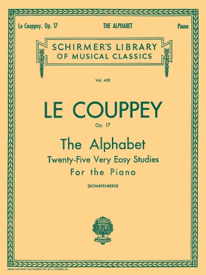 G. Schirmer Inc. - Alphabet, Op. 17 (25 Very Easy Studies) - Le Couppey/Scharfenberg - Piano