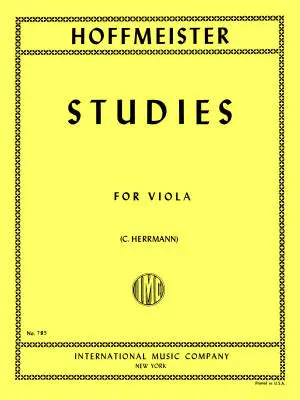 International Music Company - Twelve Studies - Hoffmeister - Viola - Book