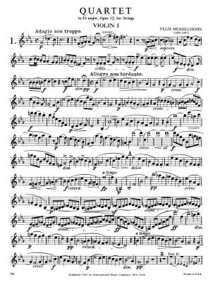 Four Celebrated Quartets - Mendelssohn - String Quartet