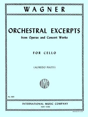 International Music Company - Orchestral Excerpts - Wagner - Cello - Book