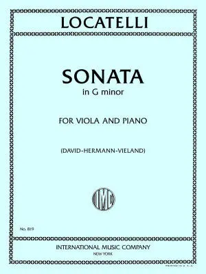 International Music Company - Sonata in G Minor - Locatelli - Viola/Piano - Book