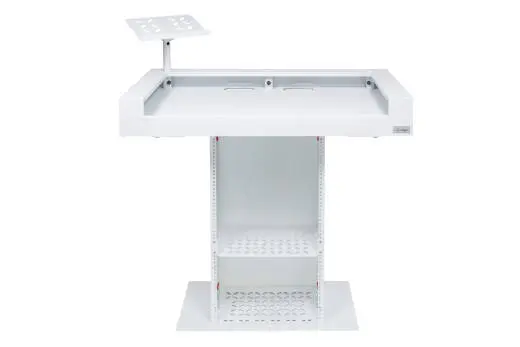 Malibu Portable DJ Booth - White