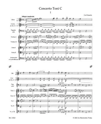 Concerto for Bassoon and Orchestra in C Major - Stamitz - Score, Urtext Edition