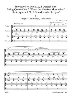 String Quartet no. 2 op. 7 \'\'From the Monkey Mountains\'\'