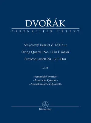 Baerenreiter Verlag - String Quartet no. 12 in F major op. 96 American Quartet