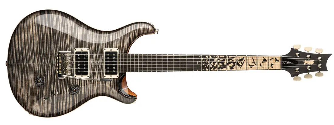 Custom 24 Birds of a Feather Limited Edition Electric Guitar with Hardshell Case - Charocal Microburst