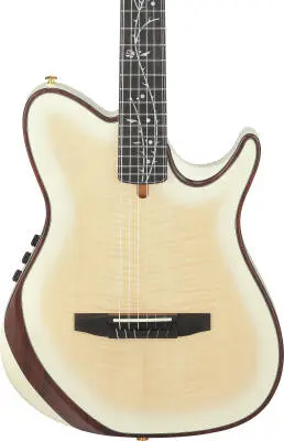 TOD100 Nylon String Acoustic/Electric Guitar with Gigbag - Toasted Marshmallow Matte